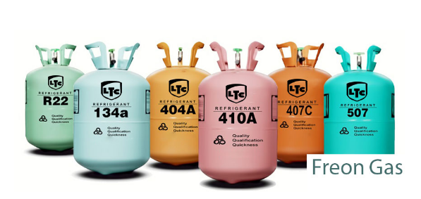Freon Gas for refrigeration